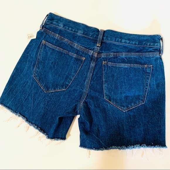 MADEWELL•distressed dark denim shorts woman 24 - Picture 8 of 8